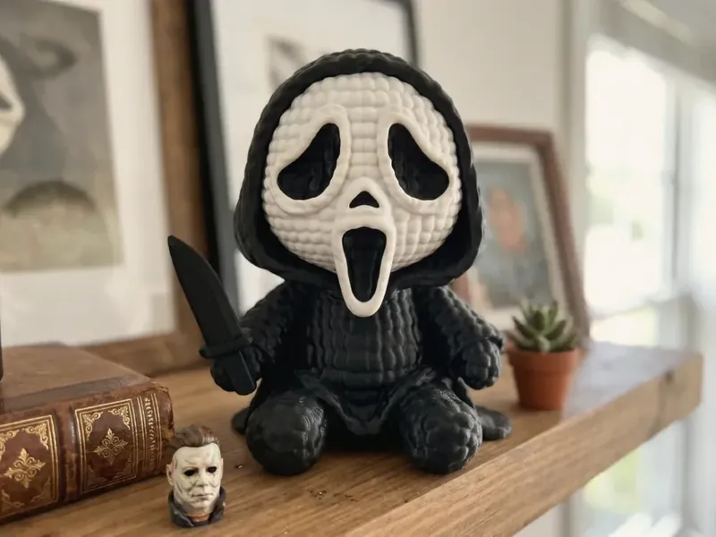 Screaming Ghost Figure
